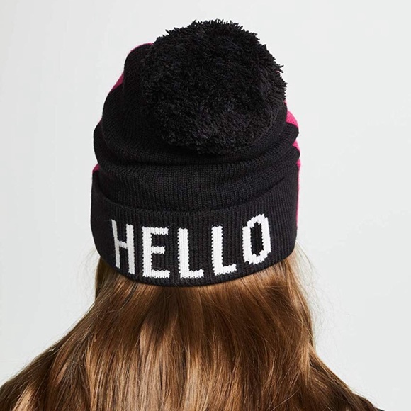 NWT Kate Spade Hello Gorgeous winter beanie - Picture 2 of 7